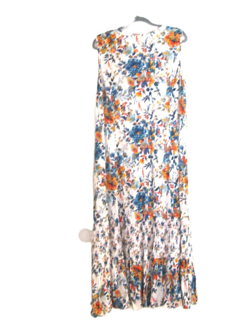 Chadwick's of Boston Maxi Dress Floral Sleeveless V-Neck Size L - Picture 7 of 7